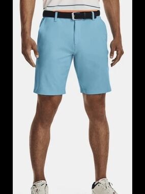 Under Armour UA Men's Performance Golf Shorts Blue Aqua Size 30X10